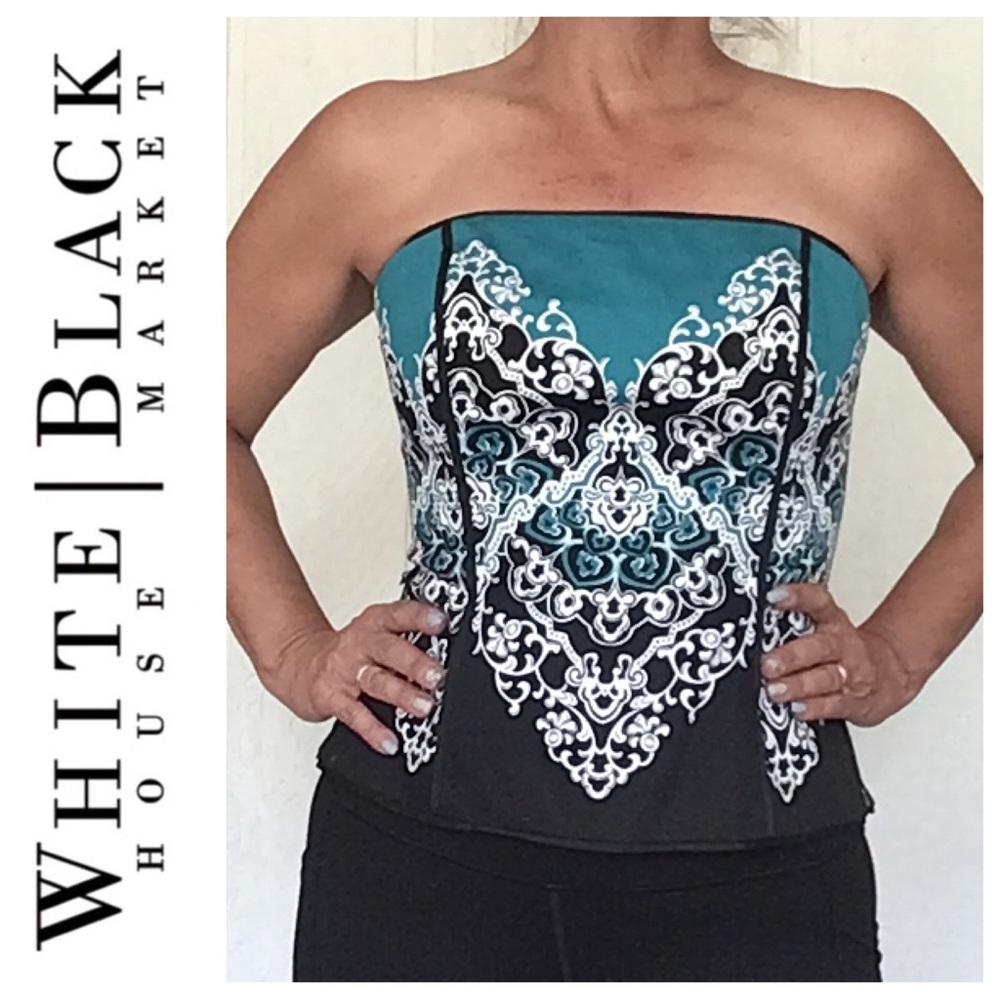 WHITE HOUSE BLACK MARJET BUSTIER NWT SIZE 6